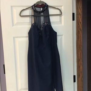 Navy blue dress